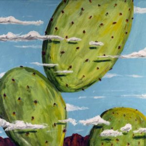 cactus in the clouds